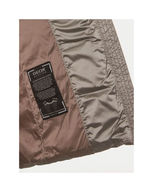 Geox Brown Daunenjacke Anylla W4626A T3154 F6228 Regular Fit