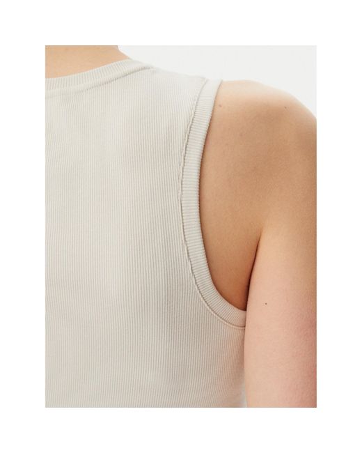 Tommy Hilfiger White Kleid Für Den Alltag Essential Dw0Dw20674 Slim Fit