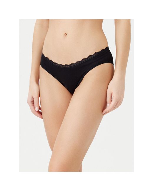 Triumph Black 2Er-Set Klassische Damenslips Feel Of Cotton 10225045