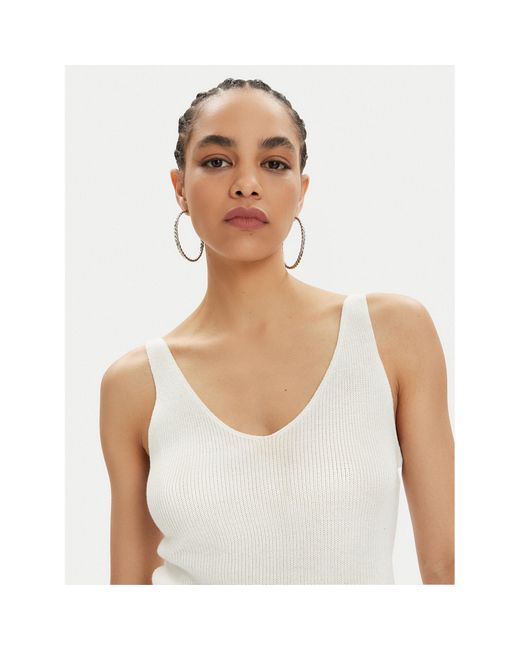 Vero Moda Blue Top New Lex Sun 10281877 Weiß Regular Fit