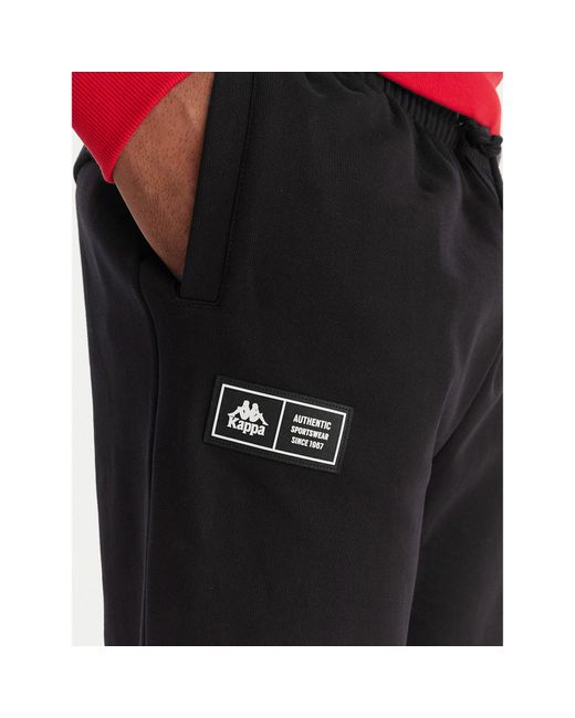 Kappa Jogginghose Olmos 311M2Tw Regular Fit in Black für Herren