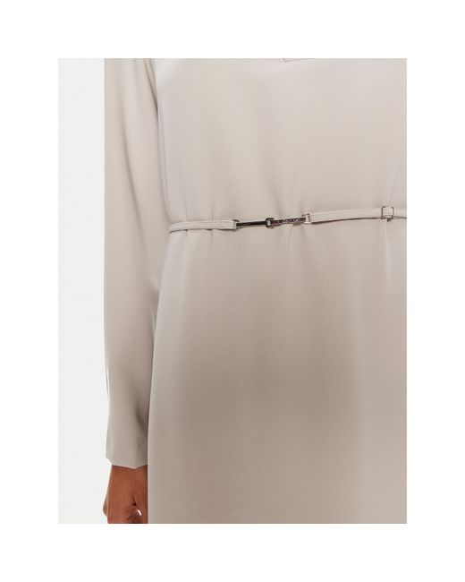 Calvin Klein White Kleid Für Den Alltag K20K207152 Regular Fit