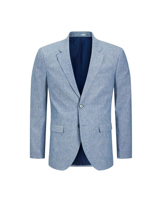 Jack & Jones Sakko Riviera 12228721 Slim Fit in Blue für Herren