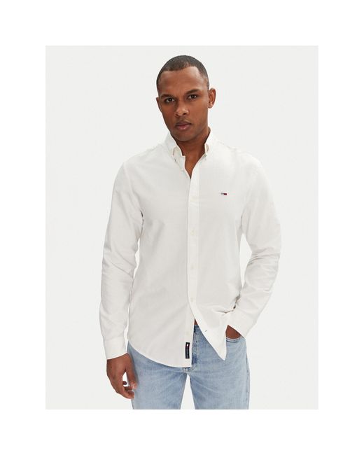 Tommy Hilfiger Hemd Dm0Dm21298 Regular Fit in White für Herren
