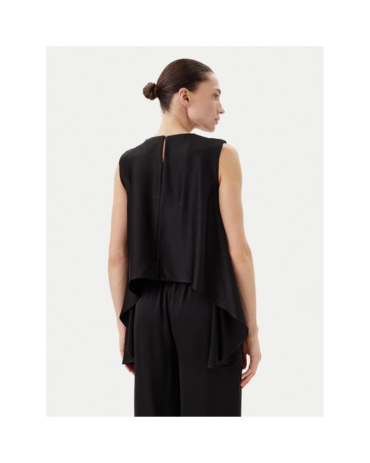 ELEH Black Bluse Ess250048 Regular Fit