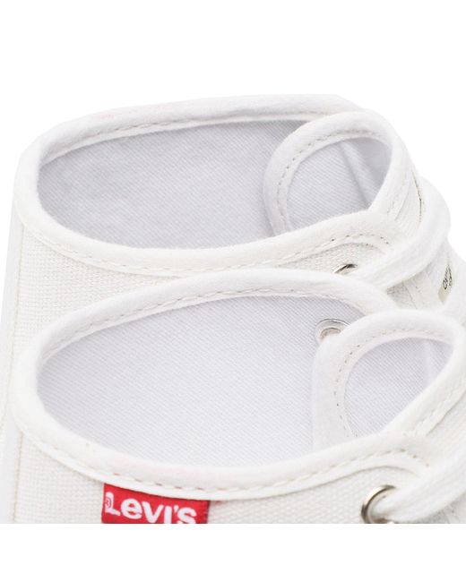 Levi's White Schnürstiefeletten 234707-636-50 Weiß