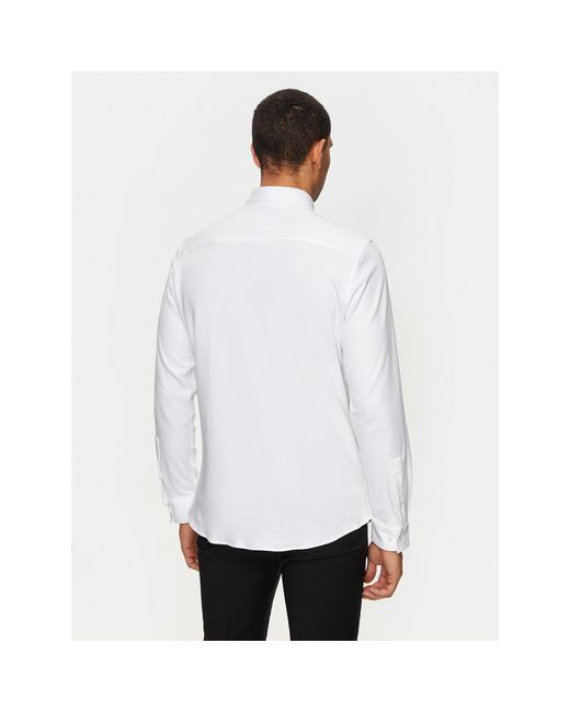 Calvin Klein Hemd K10K113339 Weiß Slim Fit in White für Herren