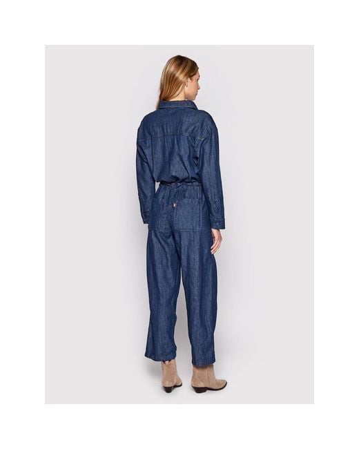 Levi's Blue Overall Surplus A3345-0000 Relaxed Fit