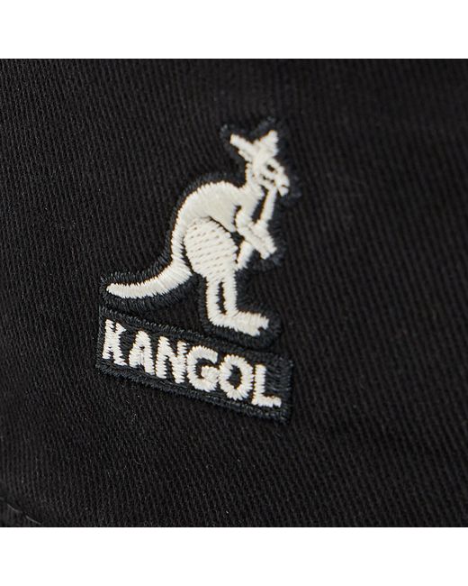 Kangol Black Hut Bucked Washed K4224Ht