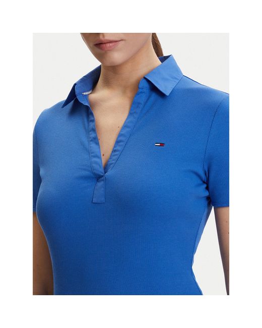 Tommy Hilfiger Blue Kleid Für Den Alltag Dw0Dw22331 Slim Fit