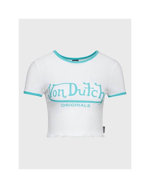 Von Dutch Blue T-Shirt Ami 6230070 Weiß Regular Fit