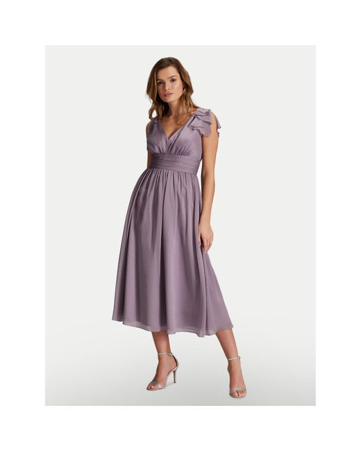 Swing Purple Coctailkleid 5Ah13800 Regular Fit
