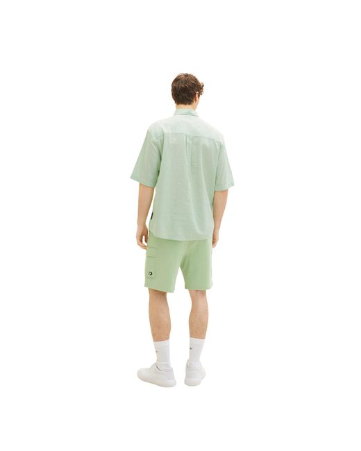 Tom Tailor Hemd 1034920 Grün Regular Fit in Green für Herren