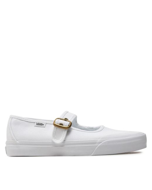 Vans White Sneakers Aus Stoff Mary Jane Vn000Crrw001 Weiß