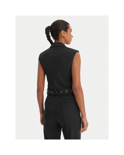 Karl Lagerfeld Black Anzugweste B1W14009 Slim Fit