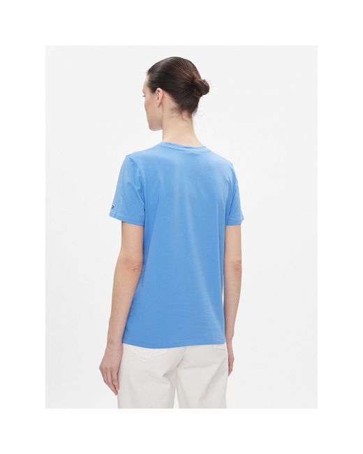 Tommy Hilfiger Blue T-Shirt 1985 Ww0Ww37877 Regular Fit