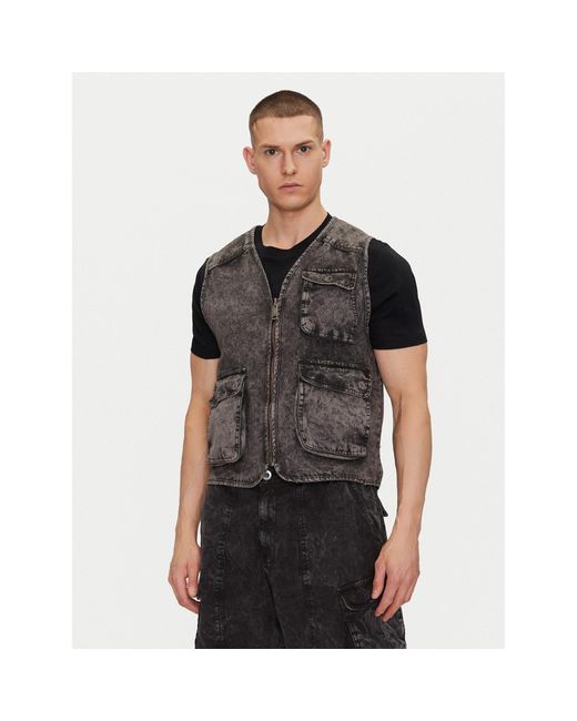 Alpha Industries Weste Canvas Acid Vest 156140 Regular Fit in Black für Herren