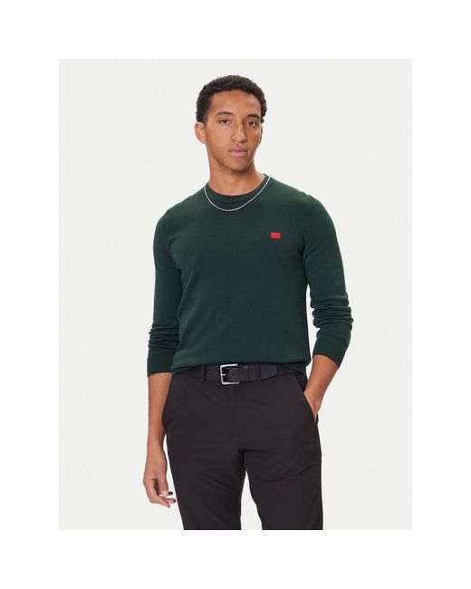HUGO Pullover San Cassius-C1 50475083 Regular Fit in Green für Herren