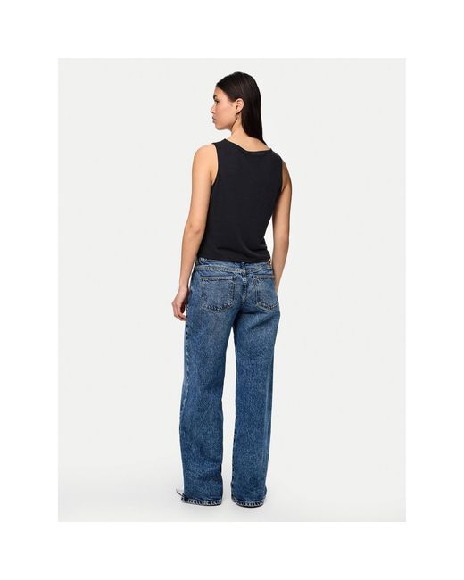 Pieces Black Top Anora 17149200 Regular Fit