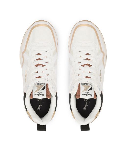 Pepe Jeans White Sneakers Pls31517 Weiß