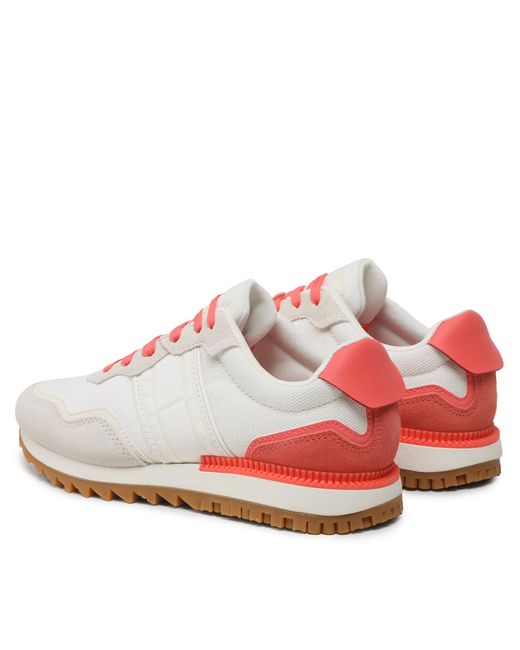 Tommy Hilfiger Pink Sneakers Retro Runner En0En02214 Weiß