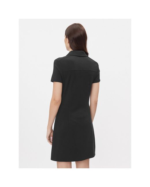 Calvin Klein Black Kleid Für Den Alltag Milano Utility J20J222532 Regular Fit