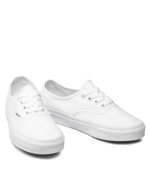 Vans White Sneakers Aus Stoff Authentic Vn000Ee3W00 Weiß