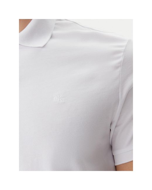 Calvin Klein Poloshirt Lv040Hm281 Regular Fit in White für Herren