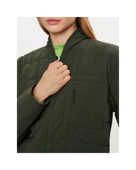 Rains Green Übergangsjacke Giron Liner Jacket T1 19400 Grün Regular Fit