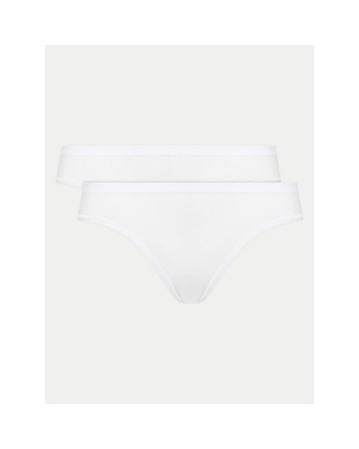 Triumph White 2Er-Set Klassische Damenslips Sense Of Cotton 10225030