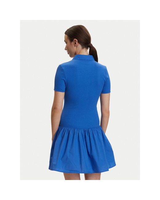 Tommy Hilfiger Blue Kleid Für Den Alltag Dw0Dw22331 Slim Fit