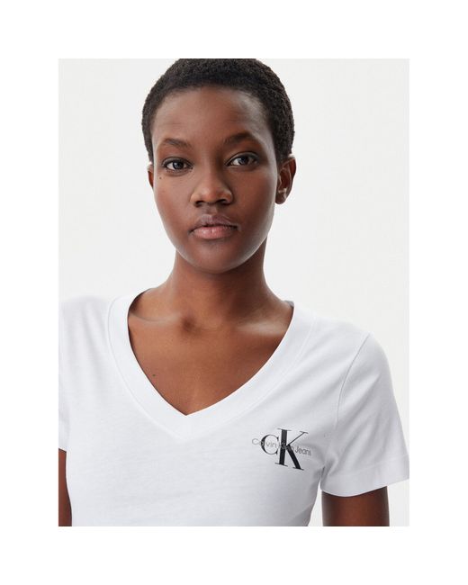 Calvin Klein White 2Er-Set T-Shirts J20J223447 Regular Fit