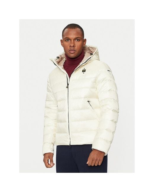 Blauer Daunenjacke 24Wbluc03023 Regular Fit in White für Herren
