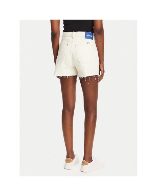 HUGO White Jeansshorts Gimusa_1_B 50540160 Regular Fit