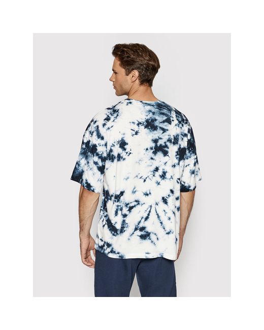 Champion T-Shirt Tie Dye 216821 Regular Fit in Blue für Herren