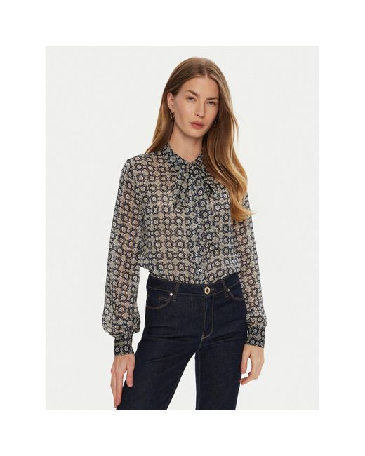 Guess Gray Hemd Oriane W4Bh63 Wgle2 Comfort Fit