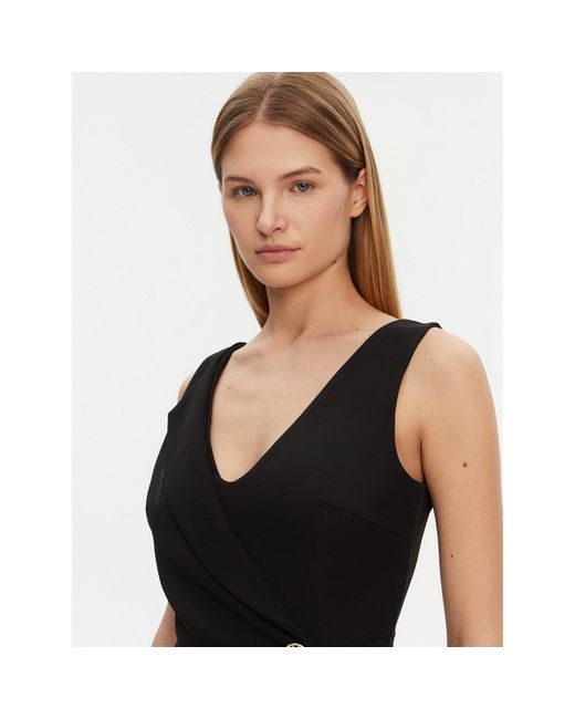 Rinascimento Black Jumpsuit Cfc0122537003 Regular Fit