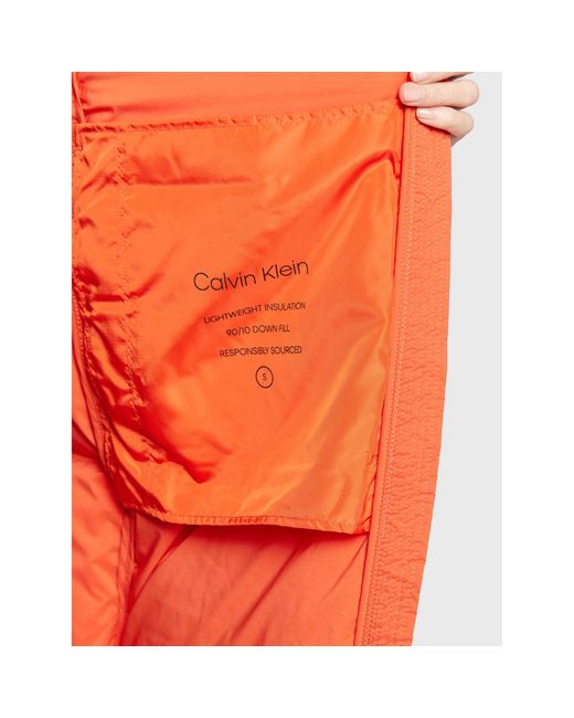 Calvin Klein Orange Daunenjacke Seamless Lofty K20K204691 Regular Fit