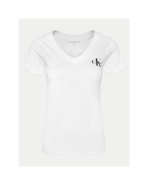 Calvin Klein White 2Er-Set T-Shirts J20J223447 Regular Fit