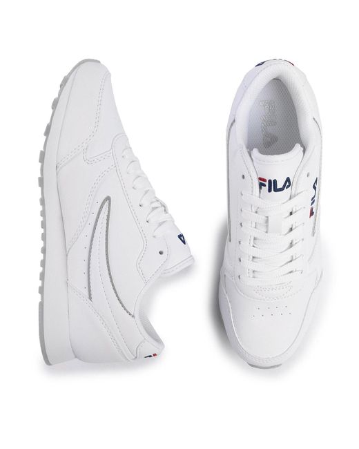 Fila White Sneakers Orbit Low Wmn 1010308.1Fg Weiß