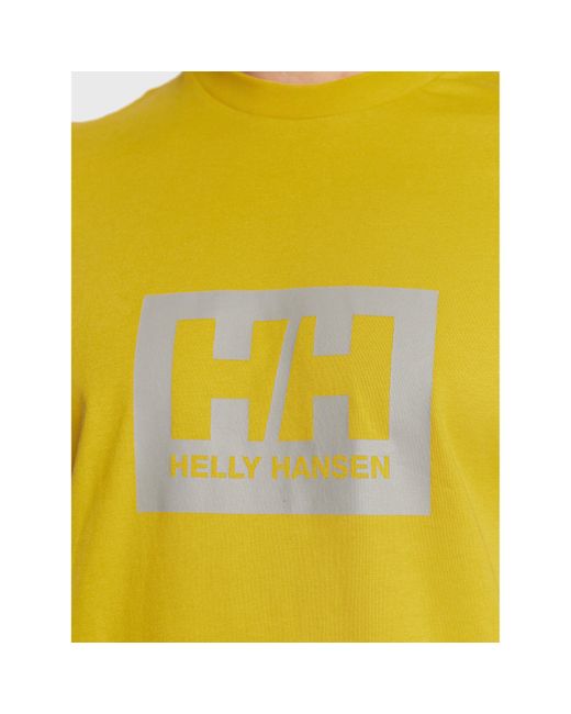 Helly Hansen T-Shirt Box 53285 Regular Fit in Yellow für Herren