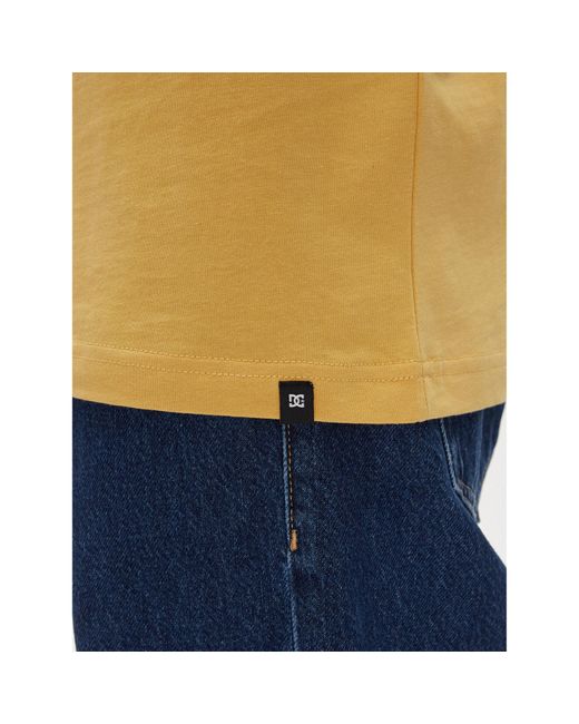Dc T-Shirt Adyzt05377 Heritage Fit in Yellow für Herren