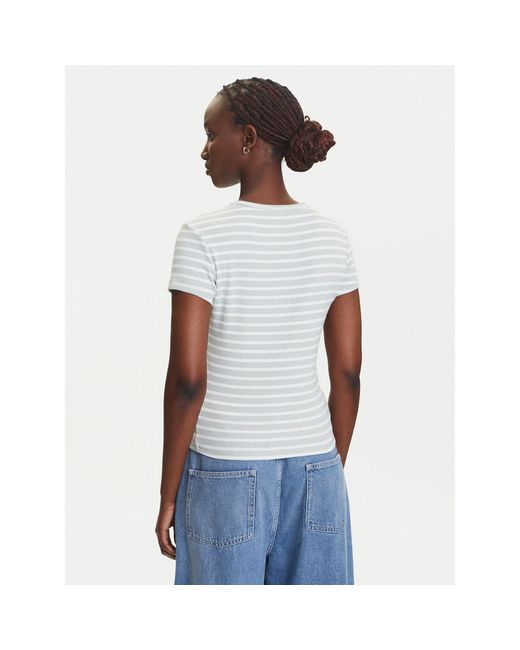 Tommy Hilfiger White T-Shirt Essential Dw0Dw17383 Slim Fit