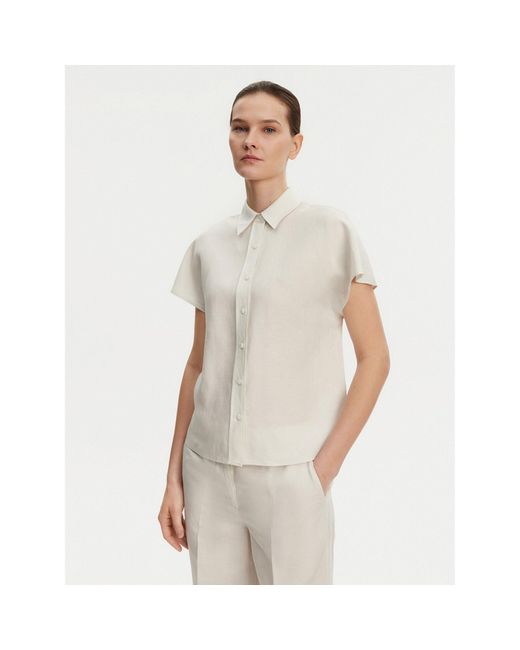 Calvin Klein White Hemd K20K208322 Regular Fit