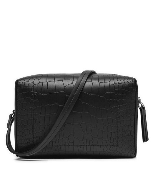Calvin Klein Black Handtasche Ck Daily Camera Bag_Croco K60K612140