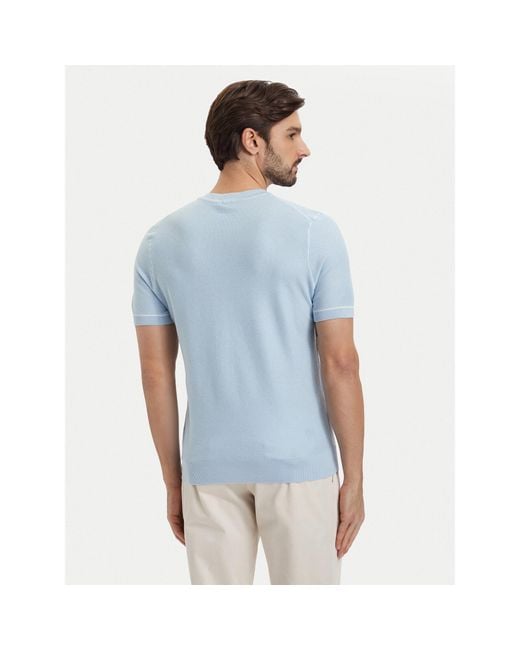 Boss T-Shirt H-Nalon 50560482 Regular Fit in Blue für Herren