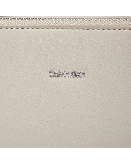 Calvin Klein Gray Handtasche Ck Must Medium Tote K60K612279