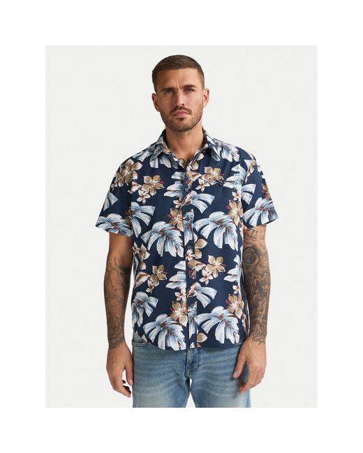 Petrol Industries Hemd M-1050-Sis418 Regular Fit in Blue für Herren