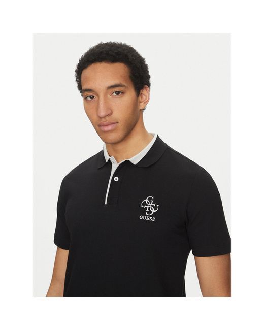 Guess Poloshirt M5Gp60 K7O64 Slim Fit in Black für Herren