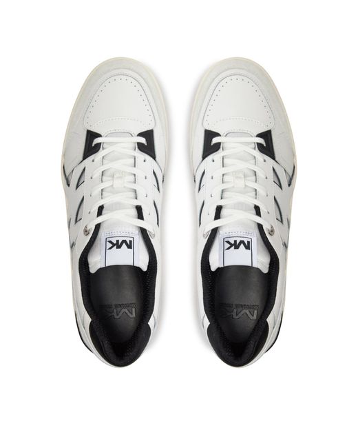 MICHAEL Michael Kors Sneakers rebel leather sneaker 42s4rbfs1d black multi in White für Herren